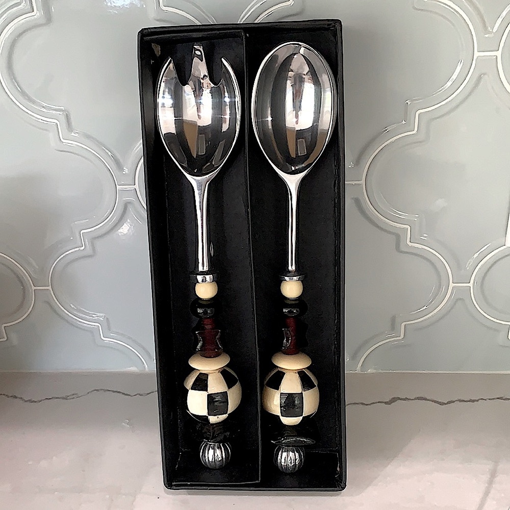 Kitchen, salad servers.